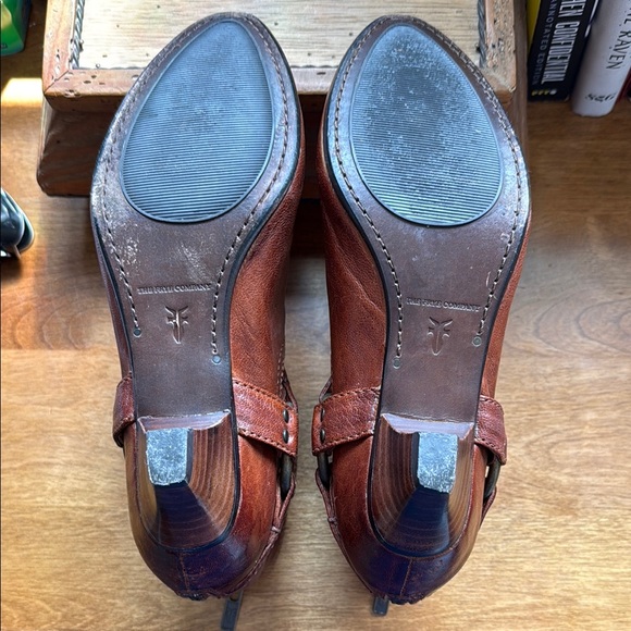 Frye Brown Leather Ankle Boots - Picture 6 of 6